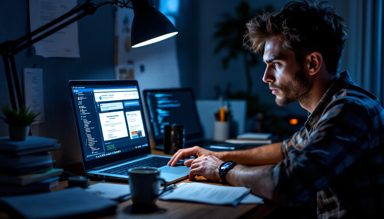 파이썬을 꾸준히 공부하며 온라인 커뮤니티와 함께 성장하는 학습자의 모습